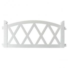 Ограждение Арка 240x26 см цвет белый