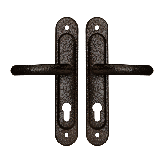 Ручка дверная на планке HP 168, цвет медь