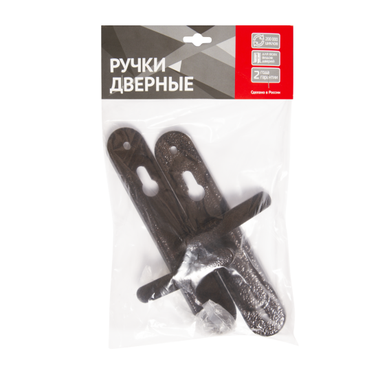 Ручка дверная на планке HP 168, цвет медь