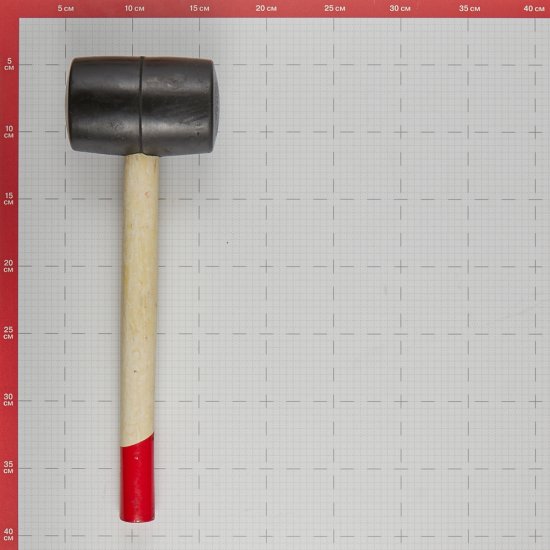 Киянка резиновая Hesler 750 г деревянная ручка (RB01-750)