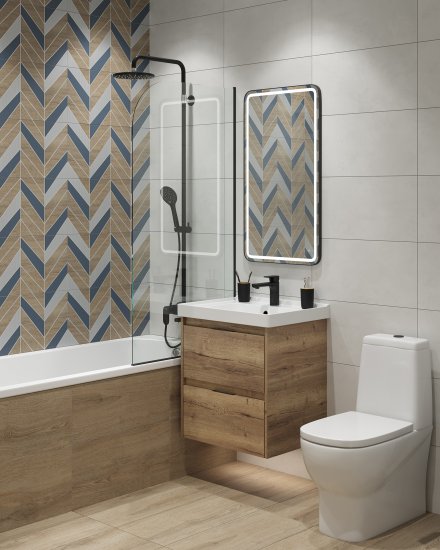 Глазурованный керамогранит LB Ceramics Моррис 30x60.3 см 1.44 м² матовый цвет дерево