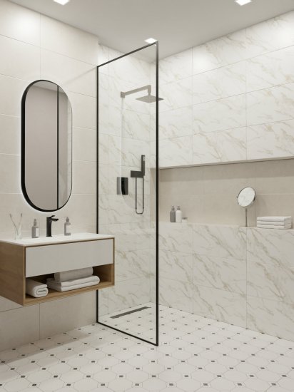Глазурованный керамогранит LB Ceramics Алесси 30x60.3 см 1.44 м² матовый цвет белый