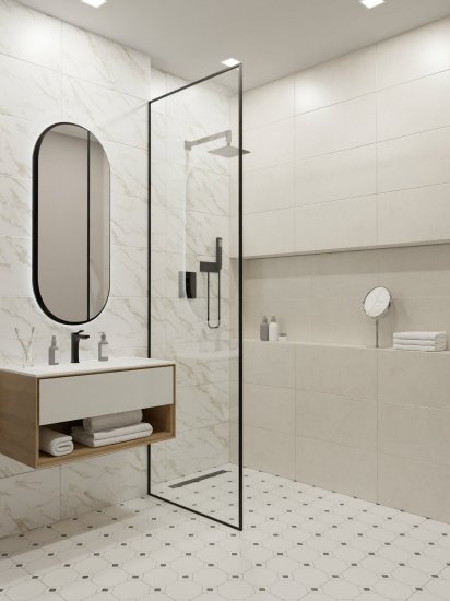 Глазурованный керамогранит LB Ceramics Алесси 30x60.3 см 1.44 м² матовый цвет белый