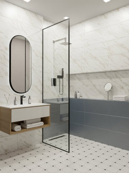 Глазурованный керамогранит LB Ceramics Алесси 30x60.3 см 1.44 м² матовый цвет белый