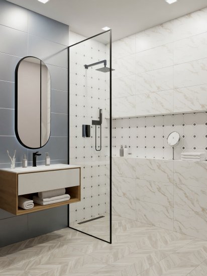 Глазурованный керамогранит LB Ceramics Алесси 30x60.3 см 1.44 м² матовый цвет белый