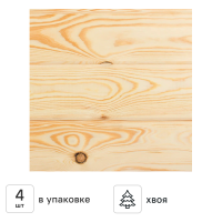 Имитация бруса хвоя 20x146x6000 мм сорт Оптима 4 шт. 3.5 м²