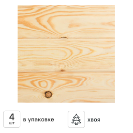 Имитация бруса хвоя 20x146x6000 мм сорт Оптима 4 шт. 3.5 м²