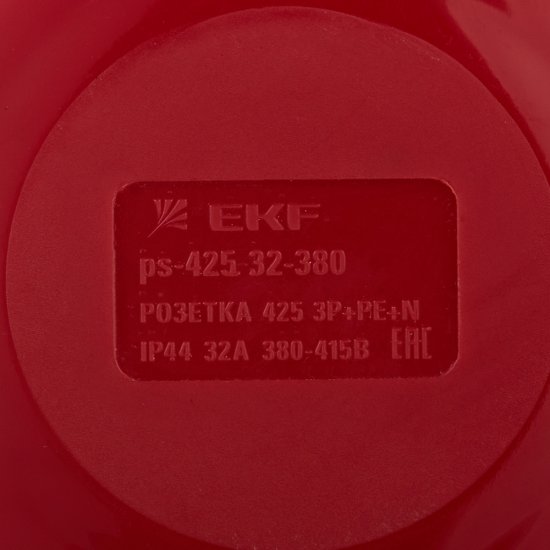 Розетка силовая настенная EKF PROxima 3Р+РЕ+N 32 А 380 В IP44