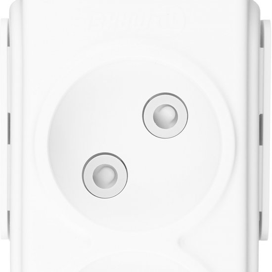 Удлинитель Makel 2 розетки 3 м ПВС 2х0,75 кв.мм 10 А 2,2 кВт белый (N2010041)