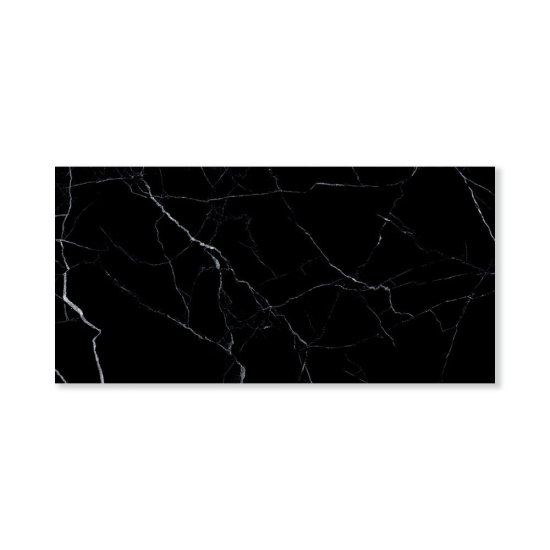 MODERA ceramics Керамогранит Маркина чёрный полированный 60х120 см ректификат