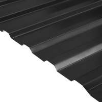 Профнастил С20 0.35 мм 1150x2000 мм RAL 9005 черный