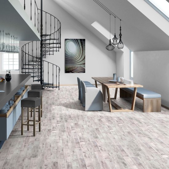 Плитка LVT Tarkett New Age Misty выбеленное дерево клеевая 2,5 кв.м 2,1 мм