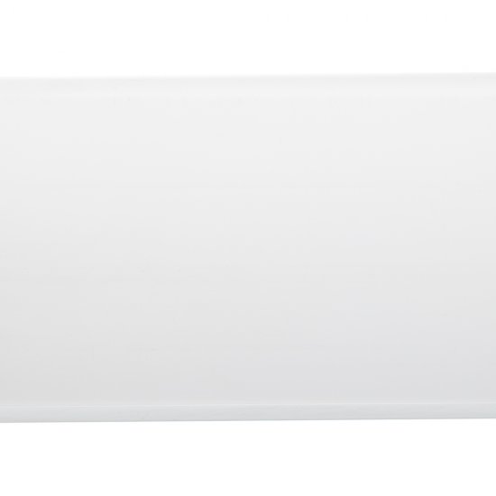 Плинтус ПВХ напольный Salag Lima 72 мм белый 2500 мм