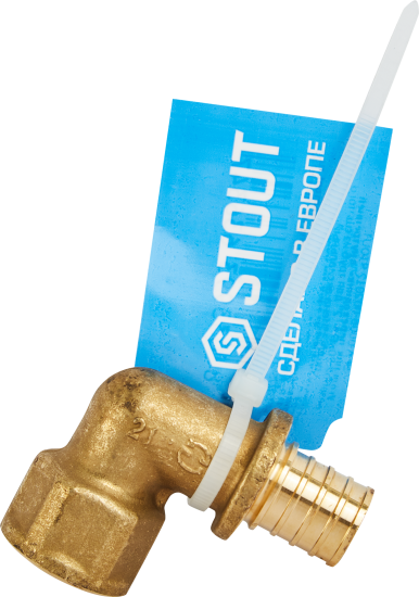 Угол комбинированный 90° Stout 1/2