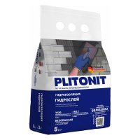 Гидроизоляция цементная Plitonit ГидроСлой тонкослойная 5 кг