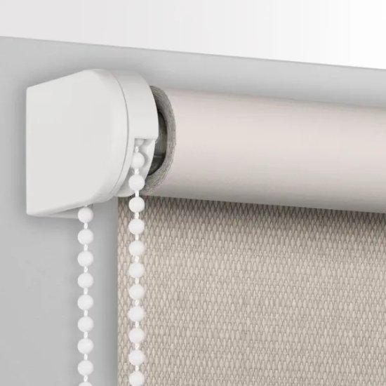 Штора рулонная блэкаут Dublin 200x175 см бежевая