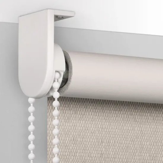 Штора рулонная блэкаут Dublin 200x175 см бежевая