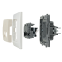 Розетка двойная RJ11+RJ45 категория 5e UTP - Legrand Etika - слоновая кость