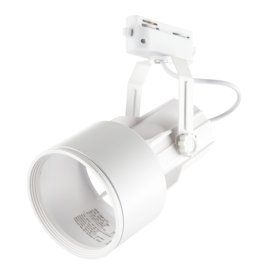 Трековый светильник однофазный Arte Lamp Lyra 40 Вт E27 белый (A6252PL-1WH)
