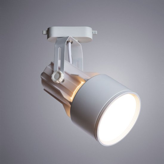 Трековый светильник однофазный Arte Lamp Lyra 40 Вт E27 2 кв.м белый (A6252PL-1WH)