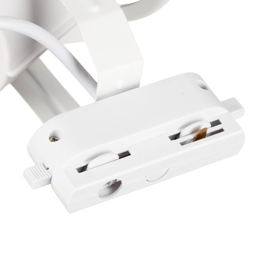 Трековый светильник однофазный Arte Lamp Lyra 40 Вт E27 2 кв.м белый (A6252PL-1WH)