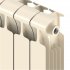 Радиатор секционный Rifar Monolit M50012RAL1015 500/100 12 секций боковое подключение биметалл бежевый