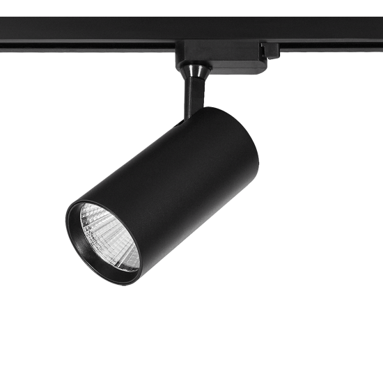 Трековый светильник спот светодиодный Volpe ULB-Q276 32W/3000К 32 Вт однофазный цвет черный