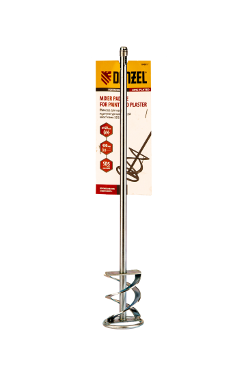 Насадка электромиксера SDS Plus Denzel 848817 60x400 мм, оцинкованная сталь