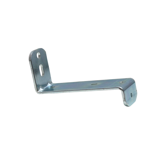 Кронштейн настенный однорядный алюминий цвет серый глянцевый 9 см