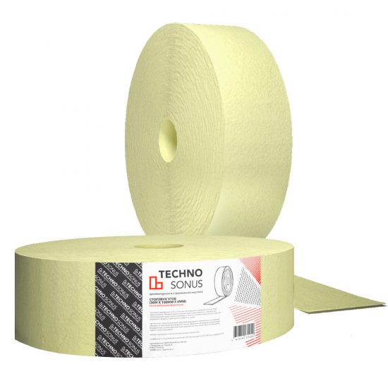 Лента вибродемпфирующая Techno Sonus СтопЗвук V150 150х4 мм 30 м