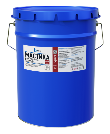 Мастика Брит Стандарт Р для кровли 5 кг