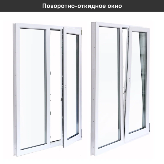 Окно пластиковое ПВХ VEKA двустворчатое 1170x1000 мм (ВхШ) однокамерный стеклопакет белый/темный дуб