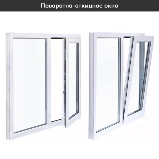 Окно пластиковое ПВХ VEKA двустворчатое 1170x1200 мм (ВхШ) однокамерный стеклопакет белый/темный дуб