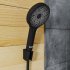 Держатель для лейки Iddis Shower Holder c регулировкой наклона пластик черный (080BL00i53)