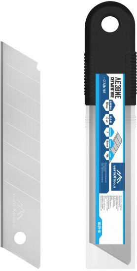 Лезвия для ножа Vertextools 18 мм, 10 шт.
