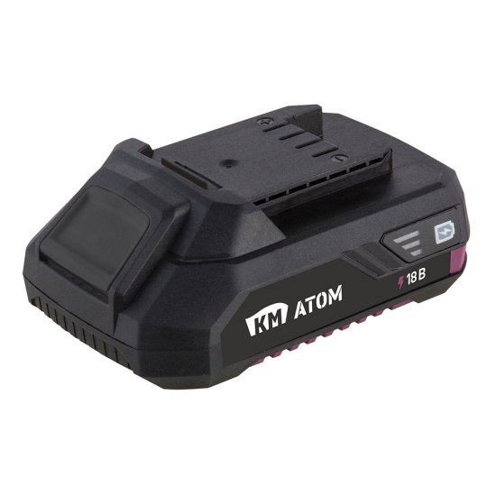 Аккумулятор КМ АТОМ 18 В 2Ач Li-Ion (BLI-18/2,1)