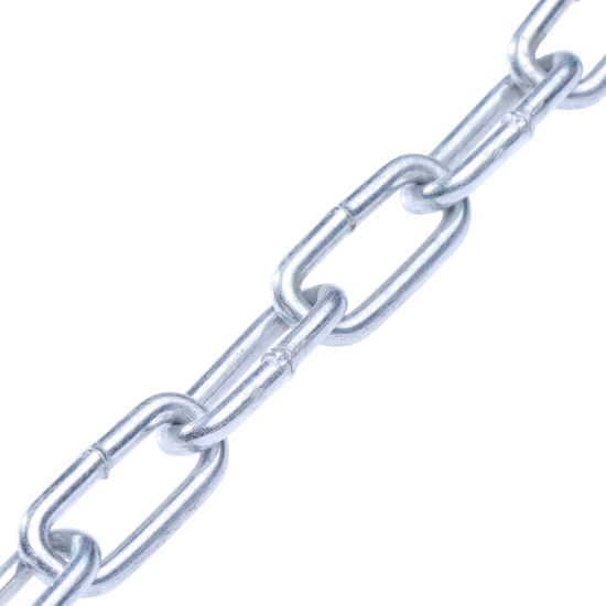 Цепь оцинкованная короткозвенная DIN 766 5 мм на отрез