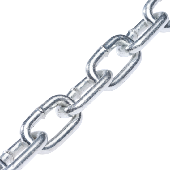 Цепь оцинкованная короткозвенная DIN 766 8 мм на отрез