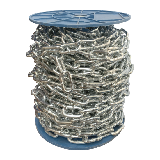 Цепь оцинкованная короткозвенная DIN 766 8 мм на отрез