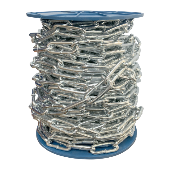 Цепь оцинкованная длиннозвенная DIN 763 8 мм на отрез