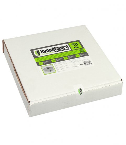 Лента вибродемпфирующая SoundGuard самоклеящаяся 50х4 мм 12 м
