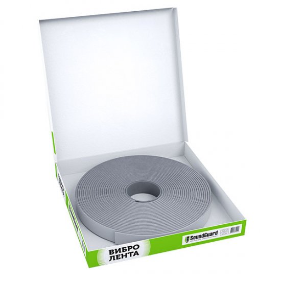Лента вибродемпфирующая SoundGuard самоклеящаяся 27х4 мм 12 м