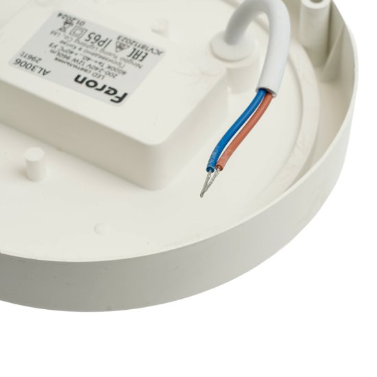 Светильник светодиодный накладной Feron ДБП-12 4000К 12 Вт IP54 белый с датчиком движения (29610)