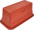 Ящик балконный 40x20x17 см v8 л пластик терракот
