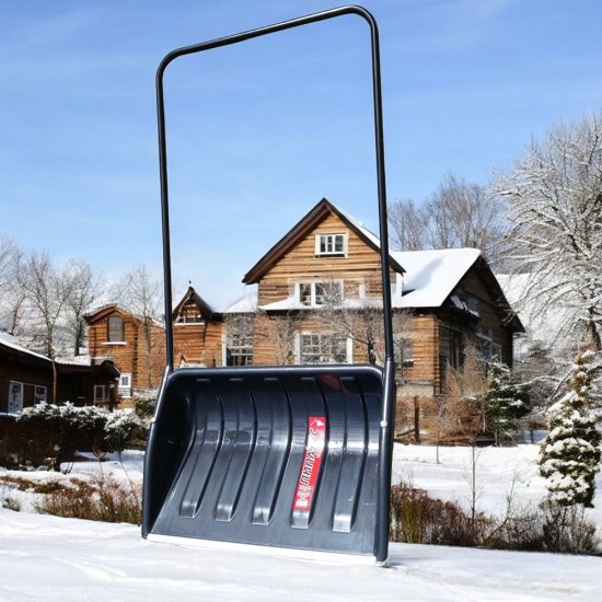 Скрепер Инструм-Агро Пилатус полипропилен с металлической ручкой 700х465 мм (100318)