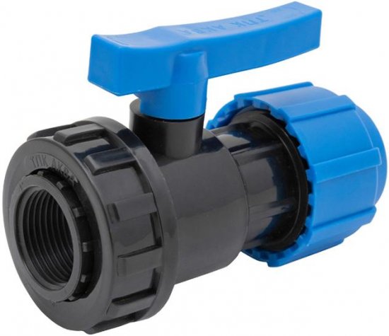 Кран шаровой прямой ТПК-Аква DN25 PN16 3/4