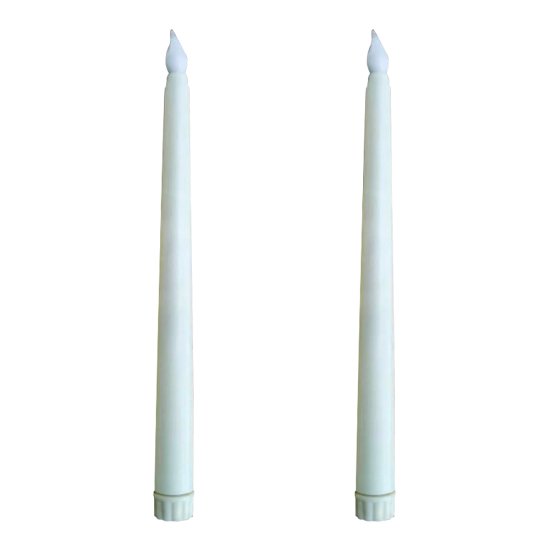 Свечи для дома 1 светодиод 28 см бежевый