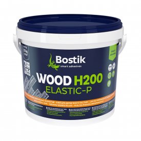 Клей для паркета полимерный гибридный Bostik Wood H200 Elastic-P SMP однокомпонентный 21 кг
