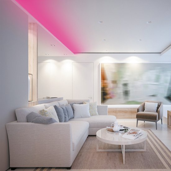 Светодиодная лента Apeyron LED COB 24В 10 мм 5м 14 Вт/м 60диод/м розовый свет