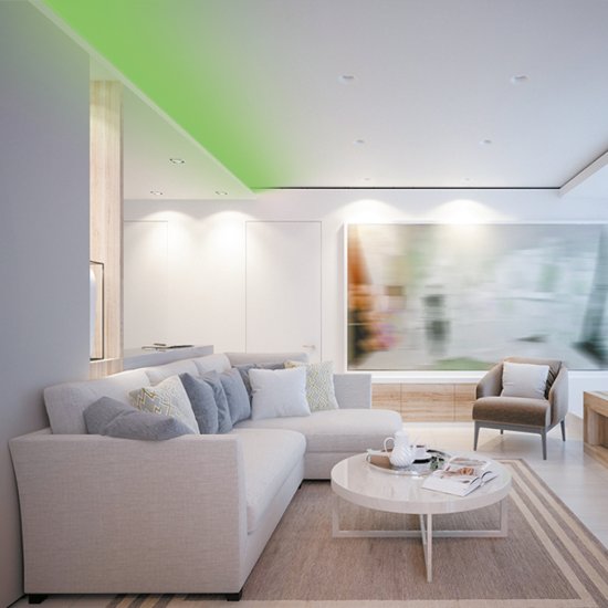 Светодиодная лента Apeyron LED COB 24В 10 мм 5м 14 Вт/м 512диод/м зеленый свет